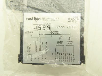 Red Lion APLPV400 Apollo Process Voltmeter 3 1/2 Digit LED Display Module
