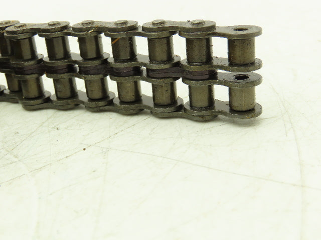 Diamond #40 Double Roller Chain Riveted 0.500 Pitch 10' Box & Master Link