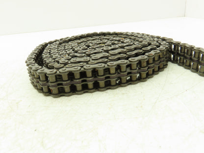 Diamond #40 Double Roller Chain Riveted 0.500 Pitch 10' Box & Master Link