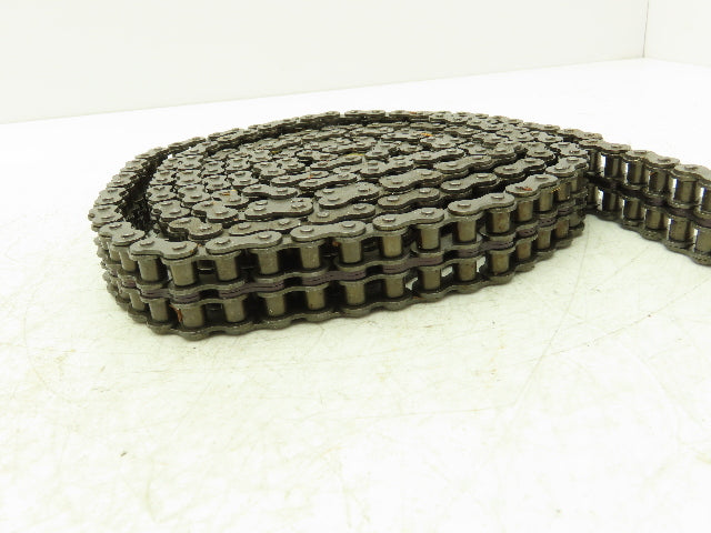 Diamond #40 Double Roller Chain Riveted 0.500 Pitch 10' Box & Master Link