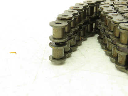 Diamond #40 Double Roller Chain Riveted 0.500 Pitch 10' Box & Master Link