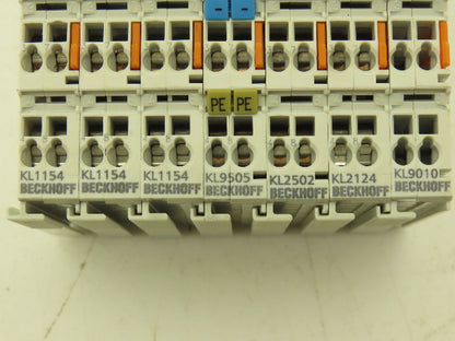 Beckhoff KL1154 | KL9505 | KL2502 | KL2124 | KL9010 I/O Terminal Modules Lot of7