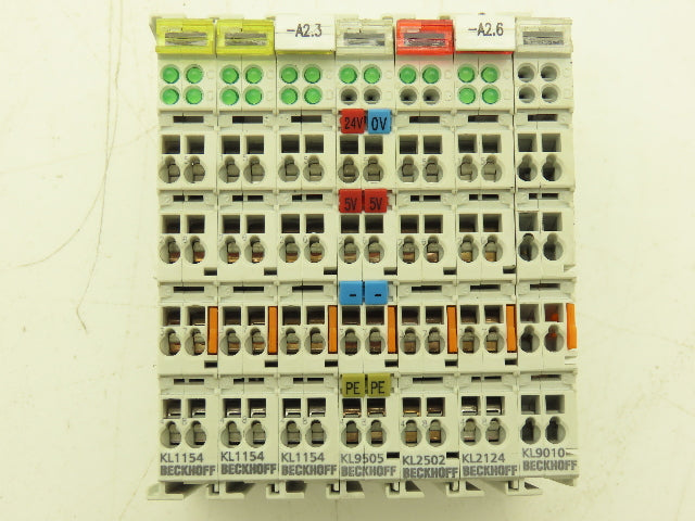 Beckhoff KL1154 | KL9505 | KL2502 | KL2124 | KL9010 I/O Terminal Modules Lot of7