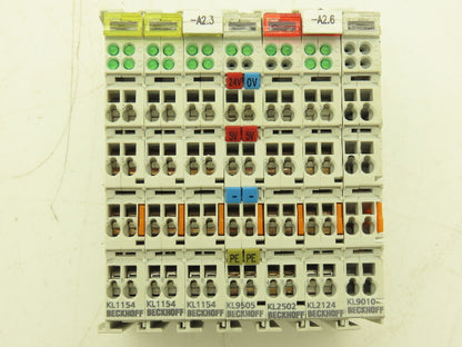 Beckhoff KL1154 | KL9505 | KL2502 | KL2124 | KL9010 I/O Terminal Modules Lot of7
