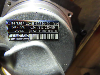 Acu-Rite AM1160AB AC High Inertia Servo Motor Fryer 1.4kW 1.9Hp 5400rpm 700v 3ph