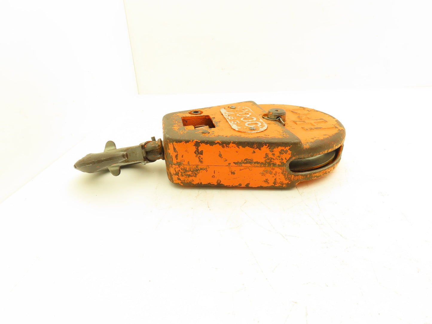 P&H Cleveland Tramrail 1 Ton Single Sheave Crane Hoist Swivel Hook Block 2000 Lb