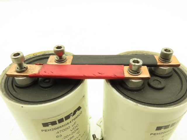 RIFA PEH200MO5470MU2 Capacitor 47000uF 63VDC ±20% -40/+85C Lot of 2