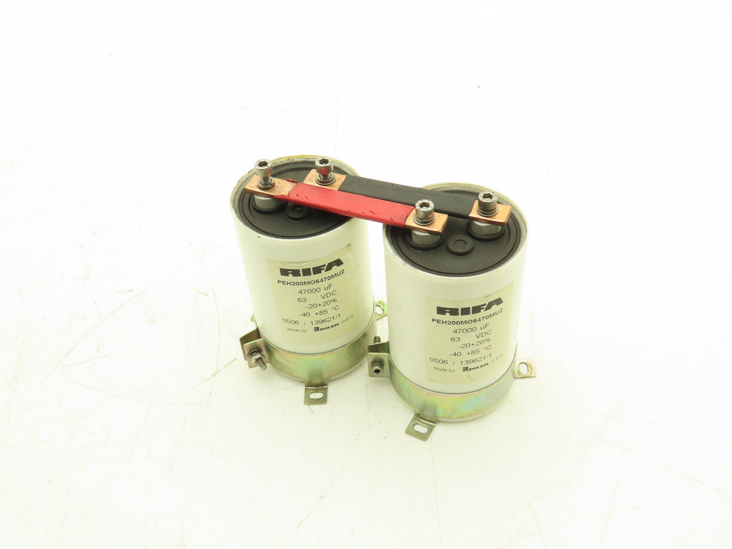RIFA PEH200MO5470MU2 Capacitor 47000uF 63VDC ±20% -40/+85C Lot of 2