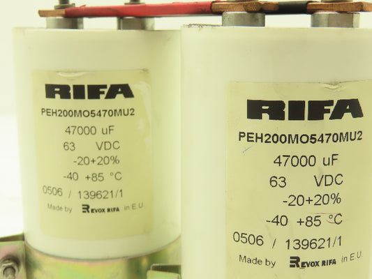 RIFA PEH200MO5470MU2 Capacitor 47000uF 63VDC ±20% -40/+85C Lot of 2