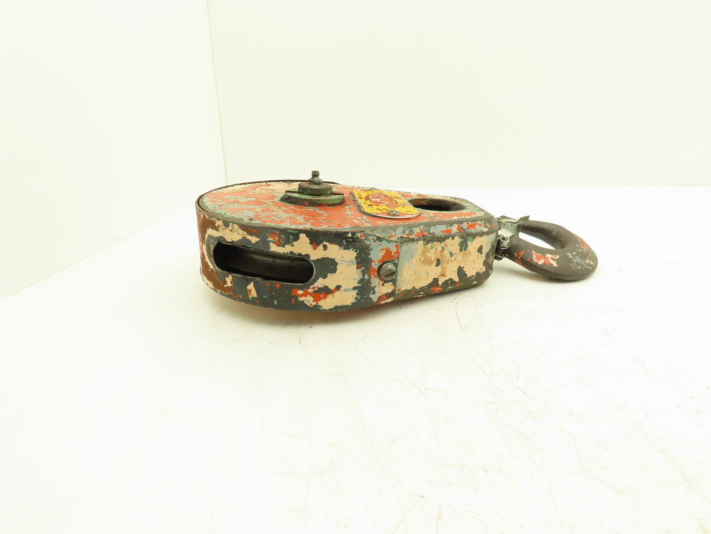 1 Ton Single Sheave Crane Hoist Swivel Hook Block 2000 Lb