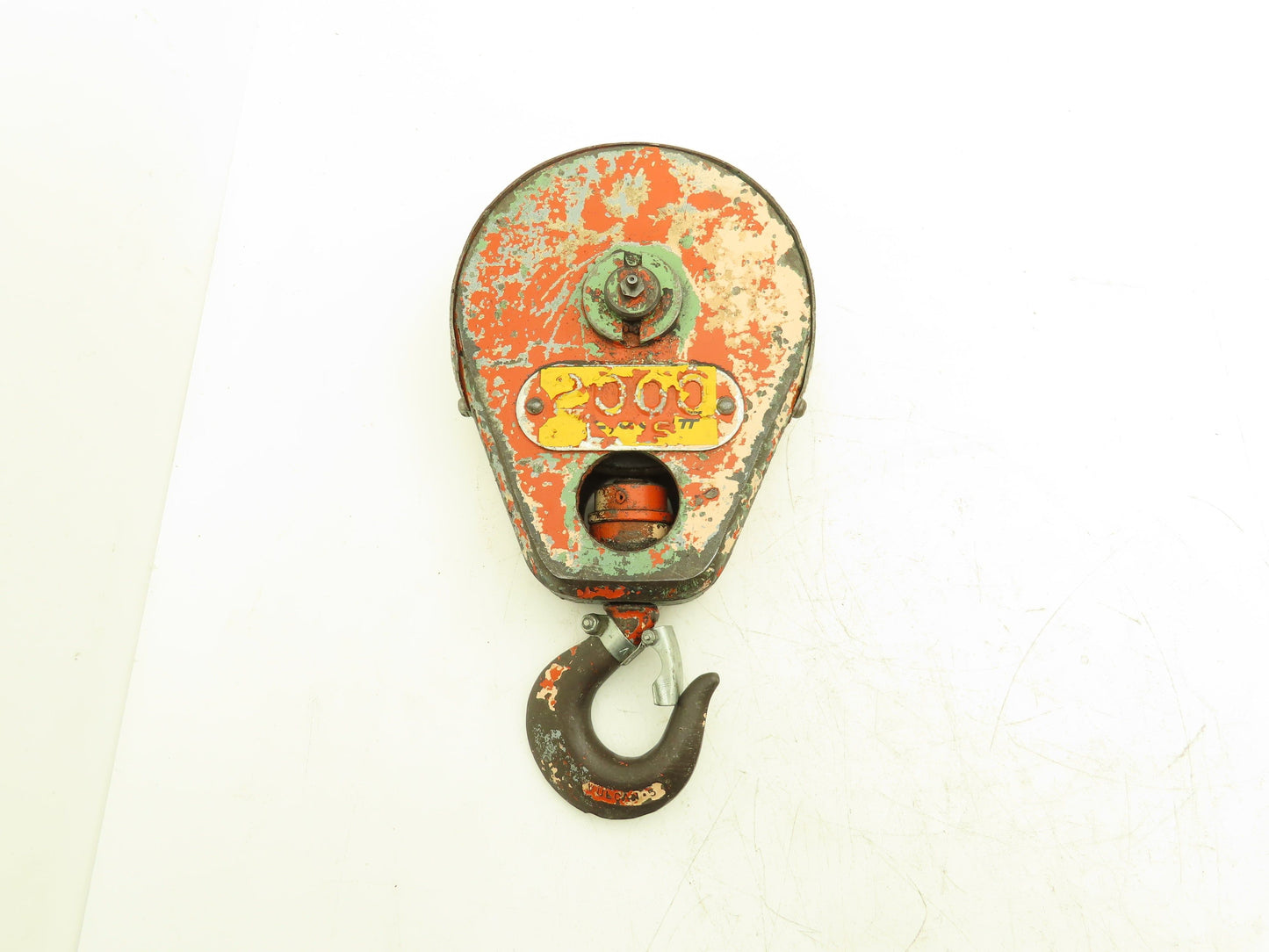 1 Ton Single Sheave Crane Hoist Swivel Hook Block 2000 Lb