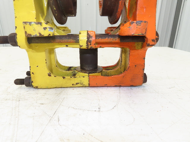 Cleveland Tramrail Underhung Bridge Crane End Truck ES Idler Head WA 5" Wheels