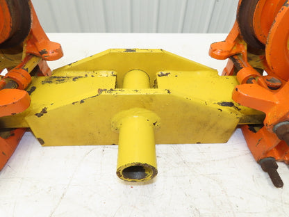 Cleveland Tramrail Underhung Bridge Crane End Truck Set  3-1/4" Flange