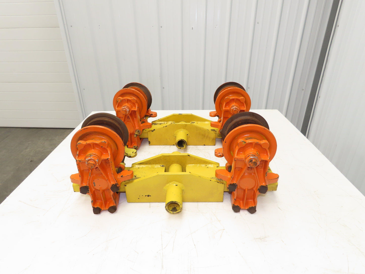Cleveland Tramrail Underhung Bridge Crane End Truck Set  3-1/4" Flange