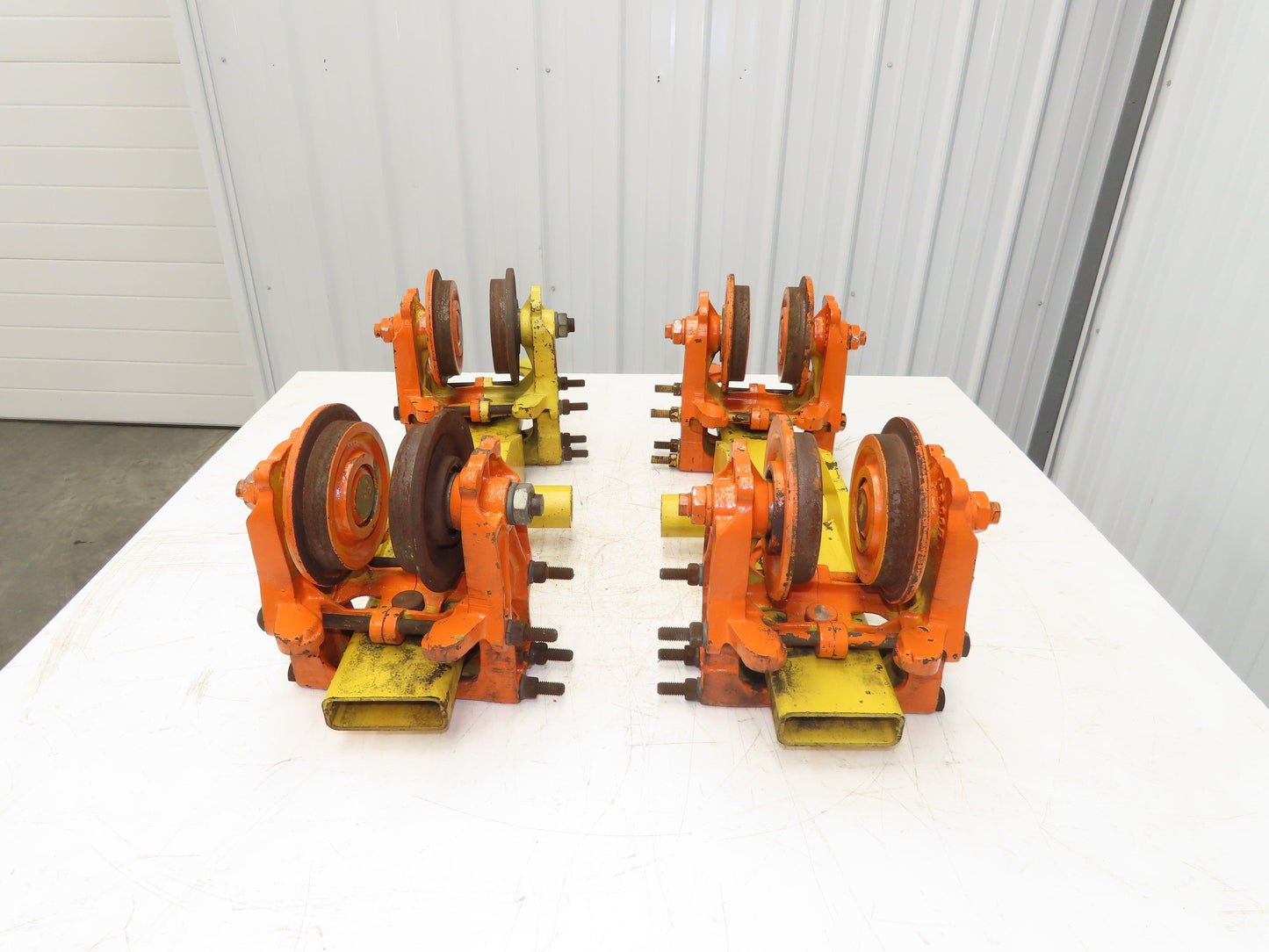 Cleveland Tramrail Underhung Bridge Crane End Truck Set  3-1/4" Flange