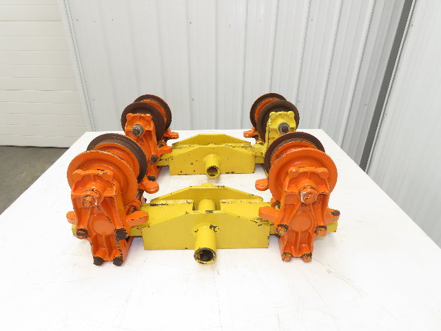 Cleveland Tramrail Underhung Bridge Crane End Truck Set  3-1/4" Flange