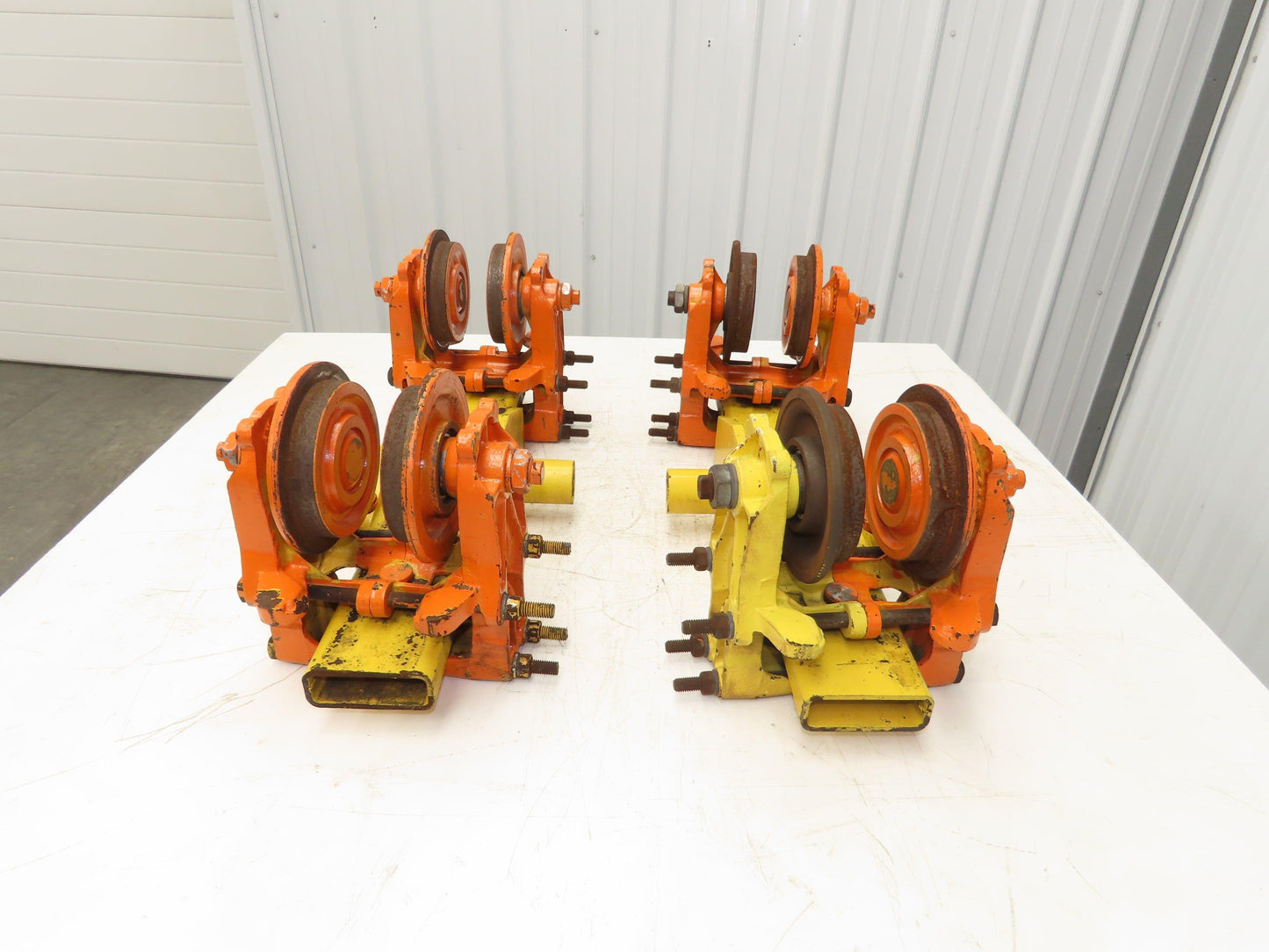 Cleveland Tramrail Underhung Bridge Crane End Truck Set  3-1/4" Flange