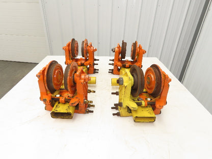 Cleveland Tramrail Underhung Bridge Crane End Truck Set  3-1/4" Flange