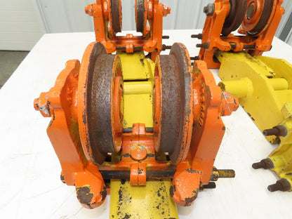 Cleveland Tramrail Underhung Bridge Crane End Truck Set  3-1/4" Flange