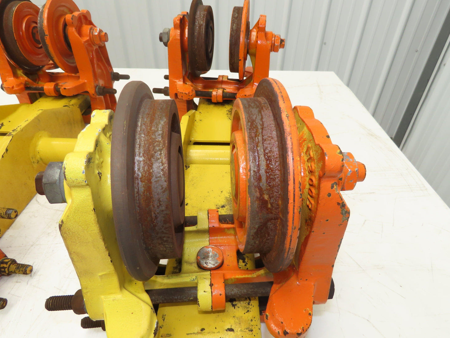 Cleveland Tramrail Underhung Bridge Crane End Truck Set  3-1/4" Flange