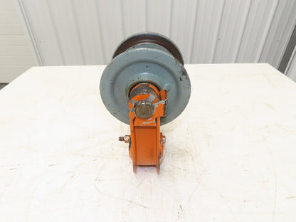 Cleveland Tramrail Underhung Bridge Crane End Truck H-1/2 Idler Head WA 5"Wheels
