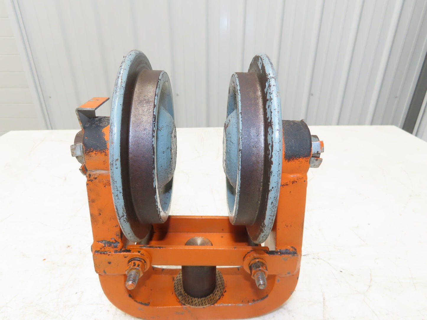 Cleveland Tramrail Underhung Bridge Crane End Truck H-1/2 Idler Head WA 5"Wheels