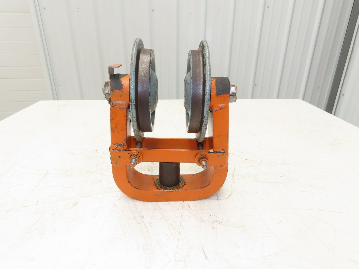 Cleveland Tramrail Underhung Bridge Crane End Truck H-1/2 Idler Head WA 5"Wheels