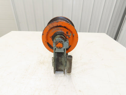 Cleveland Tramrail Underhung Bridge Crane End Truck H-1/2 Idler Head WA 5"Wheels