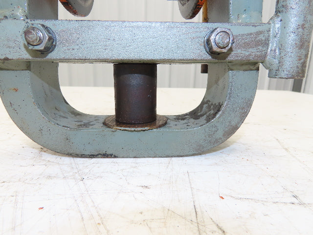 Cleveland Tramrail Underhung Bridge Crane End Truck H-1/2 Idler Head WA 5"Wheels