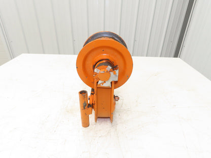 Cleveland Tramrail Underhung Bridge Crane End Truck H-1/2 Idler Head WA 5"Wheels