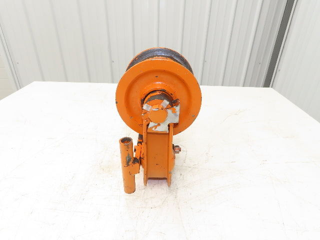 Cleveland Tramrail Underhung Bridge Crane End Truck H-1/2 Idler Head WA 5"Wheels