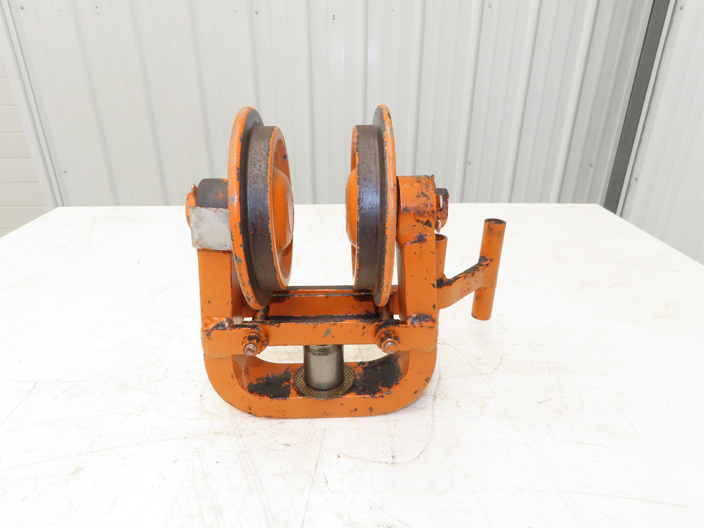 Cleveland Tramrail Underhung Bridge Crane End Truck H-1/2 Idler Head WA 5"Wheels
