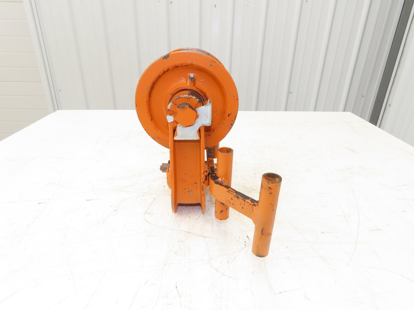 Cleveland Tramrail Underhung Bridge Crane End Truck H-1/2 Idler Head WA 5"Wheels