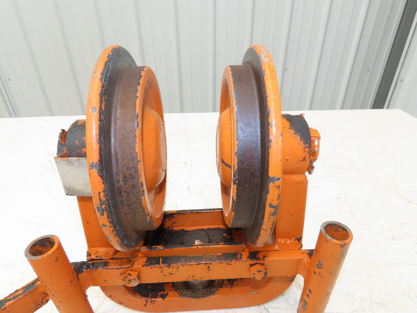 Cleveland Tramrail Underhung Bridge Crane End Truck H-1/2 Idler Head WA 5"Wheels