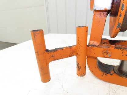 Cleveland Tramrail Underhung Bridge Crane End Truck H-1/2 Idler Head WA 5"Wheels