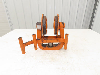 Cleveland Tramrail Underhung Bridge Crane End Truck H-1/2 Idler Head WA 5"Wheels