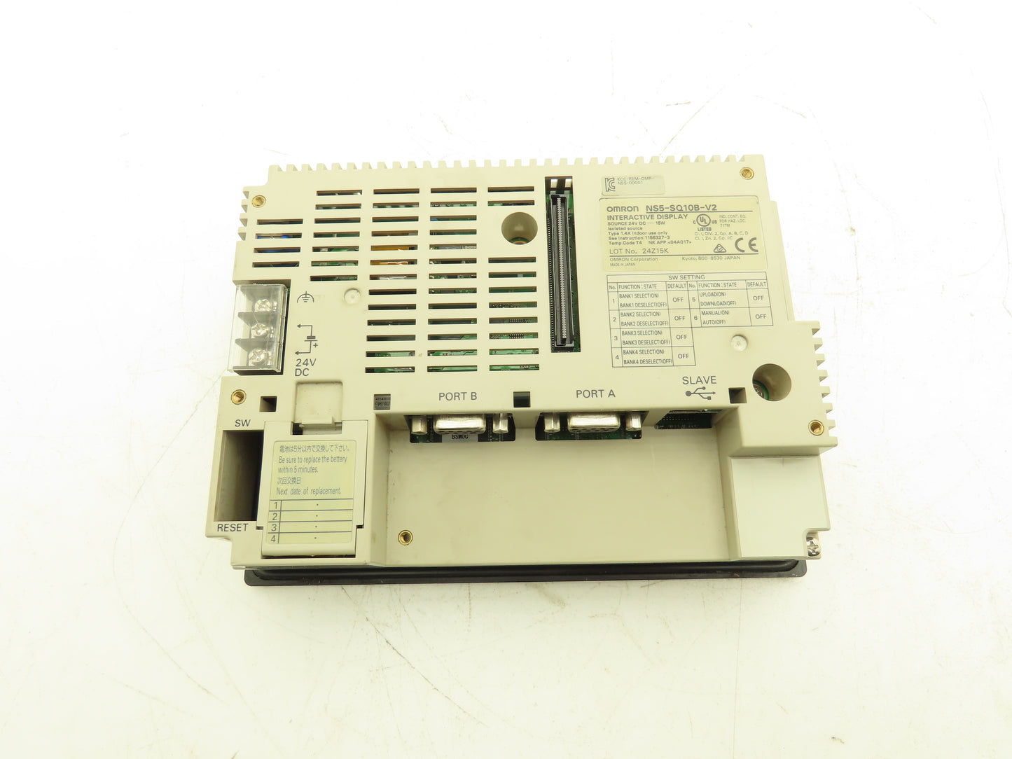 Omron NS5-SQ10B-V2 Touchscreen HMI 5.7" Interactive Display 24VDC