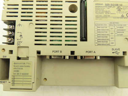 Omron NS5-SQ10B-V2 Touchscreen HMI 5.7" Interactive Display 24VDC