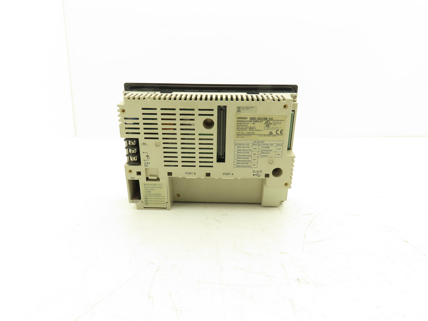 Omron NS5-SQ10B-V2 Touchscreen HMI 5.7" Interactive Display 24VDC