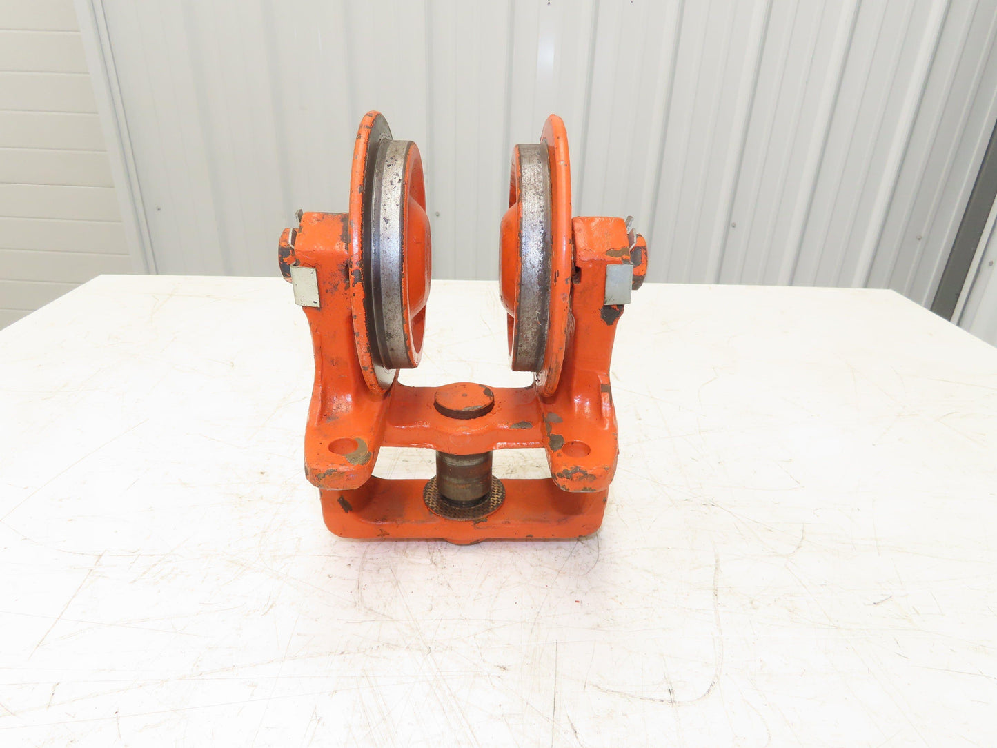 Cleveland Tramrail Underhung Bridge Crane End Truck H-3000 Idler Head WA 5"Wheel