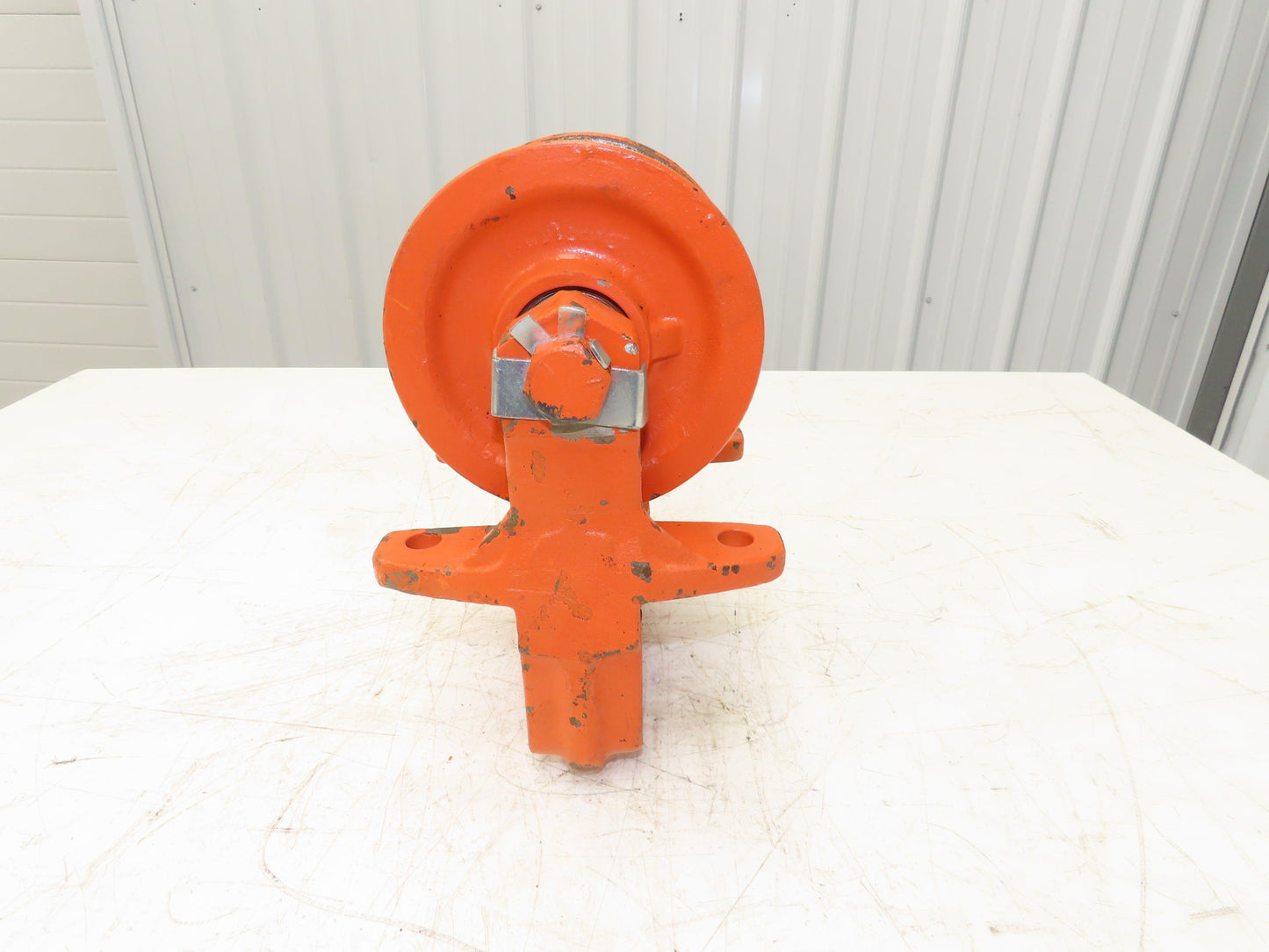 Cleveland Tramrail Underhung Bridge Crane End Truck H-3000 Idler Head WA 5"Wheel