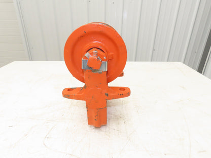 Cleveland Tramrail Underhung Bridge Crane End Truck H-3000 Idler Head WA 5"Wheel