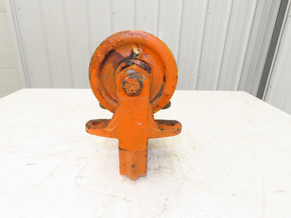 Cleveland Tramrail Underhung Bridge Crane End Truck H-3000 Idler Head WA 5"Wheel