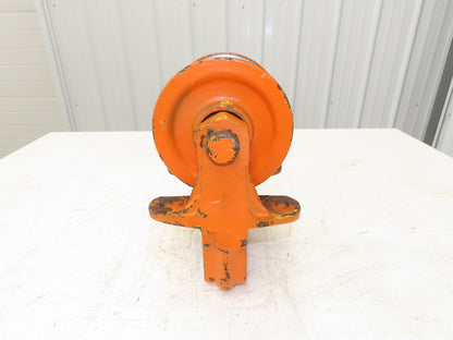 Cleveland Tramrail Underhung Bridge Crane End Truck H-3000 Idler Head WA 5"Wheel