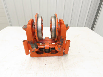 Cleveland Tramrail Underhung Bridge Crane End Truck ES Idler Head WA 5" Wheels
