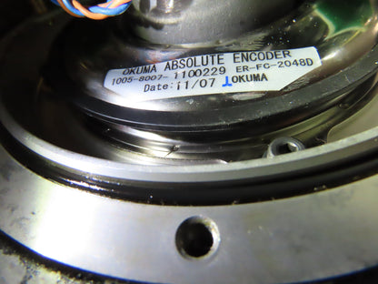 Okuma BL-MC400E-15S AC Servo Motor 6kW 1500 RPM 145V 3PH