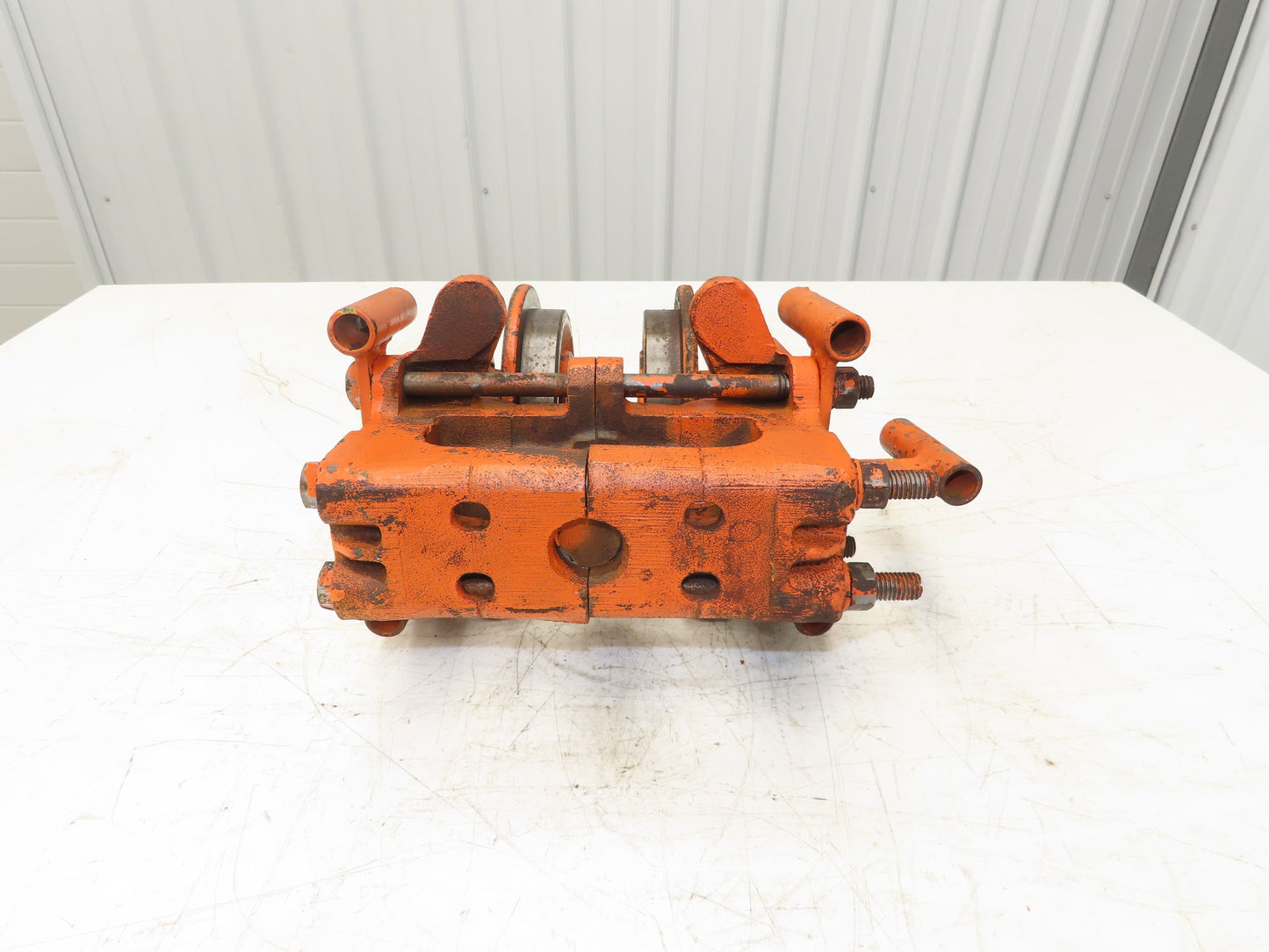 Cleveland Tramrail Underhung Bridge Crane End Truck ES Idler Head WA 5" Wheels