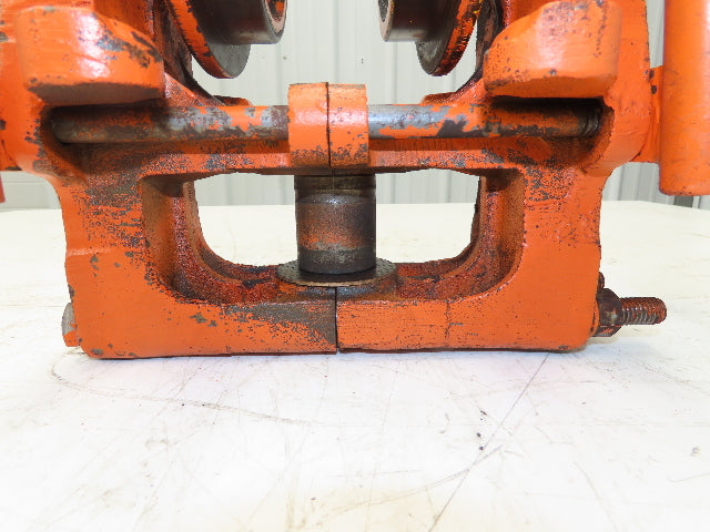 Cleveland Tramrail Underhung Bridge Crane End Truck ES Idler Head WA 5" Wheels