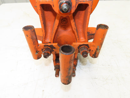 Cleveland Tramrail Underhung Bridge Crane End Truck ES Idler Head WA 5" Wheels