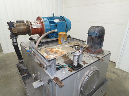 Hydraulic Power Unit 100 Gallon 33GPM 4000PSI Vickers 10V Pump Weg 30HP 460V 3Ph